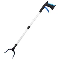 Bunthaus Outils De Ramassage, 32" Pince Extension Pliable, Outil D'Aide Handicapé En Aluminium Avec Pince Rotative En Caoutchouc, Extension À Bras Long Pour Ramasse-déchets- Bleu"