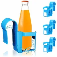 Bunthaus 4 Pièces Porte Gobelet Piscine, Accessoires De Piscine Hors Sol, Porte-gobelet De Piscine Compatible Avec La Plupart Des Piscines