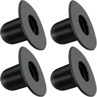 Pair Lot De 4 Bouchons De Filtre De Piscine De Rechange Pratiques Et Durables Compatibles Avec Intex Et Bestway (noir)