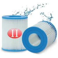 Pair Cartouche De Filtre De Type Ii Pour Bestway Pompe De Piscine, Cartouche De Filtre De Remplacement Pour Bestway 58094, Capacité : 2006/3028 Lt/heure (2 Pcs)