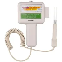 Pair Kit De Testeur De Compteur D'Eau De Chlore Ph, Moniteur Numérique Portable D'Analyse