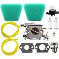 Bunthaus Kit De Carburateur Pour 350 351 Mcculloch Mac 333 335 338 435 436 438 440 441 442 444 Walbro Wt-622 Accessoires De Rparation Kits Trimmer Et Tuyau Bougie D\'allumage