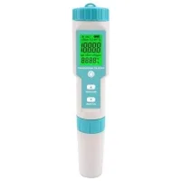Bunthaus Testeur De Salinit De Piscine Compteur De Ph Et De Salinit D\'eau Sale Numrique 5 En 1 Testeur De Ph Et De Salinit De Piscine Compteur De Salinit Pour Piscine, Bain Remous Et Spa De Nage