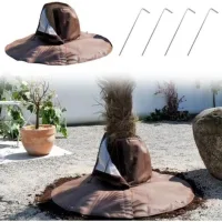 Bunthaus Protection Hivernale Des Plantes,protection Hivernale Pour Les Racines Des Palmiers,30x30cm Housse Hivernage Plante Réutilisable Convient,pour La Protection Des Plantes En Extérieur En Hiver