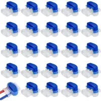 Bunthaus 25 Pièces Connecteurs De Câbles Pour Robot Tondeuse, Connecteurs De Câble Remplis Des Résines, Raccords Remplis De Gel Pour Jardin Extérieur Tondeuse Robot Automower