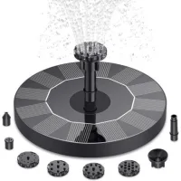 Bunthaus Fontaine Solaire Extrieur Flottante Pompe Solaire D\'tang 6 Buses, Fontaine Solaire Pour Jardins, Bains D\'oiseaux, Etangs