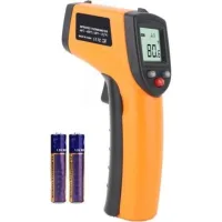 Bunthaus Thermomtre Infrarouge, Sans Contact Laser Thermomtre Infrarouge De -50c 400c, Ecran Lcd Rtroclair Avec Batterie (pas Pour L\'homme)