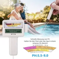 Deesse Shop-testeur Numérique De Qualité De L'Eau – Mesure Ph Et Chlore – Compact Et Léger – Pour Piscine Et Spa – Affichage Rapide Des Résultats