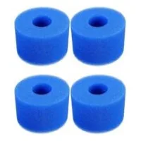 Ede 4 Pièces Éponge Filtrante Type S1, Cartouche De Filtre En Mousse, Mousse Pour Filtre Piscine, Réutilisables Et Lavables, Filtre En Mousse Pour Spa, Piscine, Jacuzzi