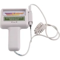 Testeur De Niveau De Chlore Portable 2 En 1 Ph Cl2 Niveau De Chlore Analyseur De Qualité De L'Eau Contrleur De Mesure Moniteur De Mesure Pour Piscine, Eau De Spa, Source D'Eau 17x11.5x3cm,