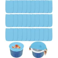 Piscine Filtre Skimmer, 30 Chaussettes De Skimmer De Piscine Filet D'Écumoire, Filtre Chaussette Skimmer Piscine Pour Panier Piscine, Pool Skimmer Socks Pour Piscines, Bleu
