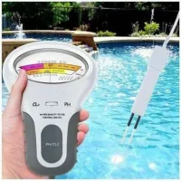 Testeur De Qualité D'Eau De Piscine Numérique, Mesure Ph Et Chlore, Câble 13 Cm