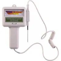 Sabir Testeur De Qualité De L'Eau, Testeur Ph Mètre Électronique Compteur De Chlore Portable Ph Mètre De Haute Précision Pour L'Eau Potable, La Culture Hydroponique, Les Aquariums, L'Eau Potable