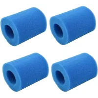 Sabir Lot De 4 Cartouches Filtrantes En Mousse Pour Piscine De Type Lavables