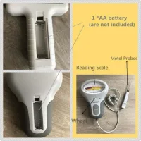 Testeur De Ph Et Chlore 2-en-1 Électrique, Appareil De Mesure Cl2 Pour Piscine Et Spa Avec Écran Lcd
