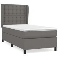Maison Exclusive - Cama Box Spring Con Colchón Cuero Sintético Gr