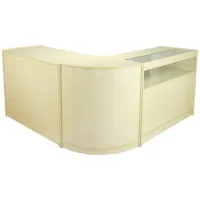 Mostrador Galaxy Modular En Arce O Blanco Lila Para Tiendas