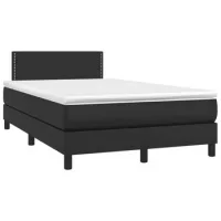 Maison Exclusive - Cama Box Spring Con Colchón Cuero Sintético Ne