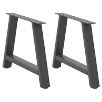 Maison Exclusive - Patas De Mesa De Centro En A 2 Uds Antracita 7