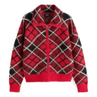 Rockett St George Cárdigan  rojo / negro / blanco