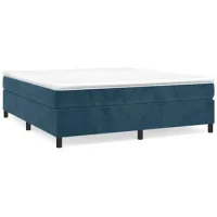 Vidaxl - Estructura De Cama Sin Colchón Terciopelo Azul Oscuro 180x200cm