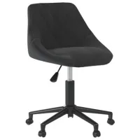 Silla De Masaje | Silla De Gaming Giratoria De Terciopelo Negro