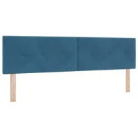 Cabecero，panel De Cabecero Azul Oscuro 180 Cm Terciopelo