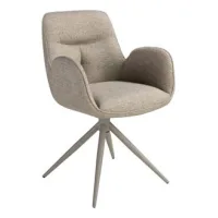 Silla Giratoria Tela Beige Angel Cerdá 4200 61x63x84