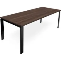 Mesa Marco Abierto. 160x80 Cm. Nogal.