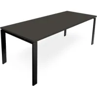 Mesa Marco Abierto. 160x80 Cm. Gris Grafito.