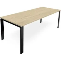 Mesa Marco Abierto. 180x60 Cm. Roble.