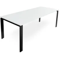 Mesa Marco Abierto. 190x60 Cm. Blanco.