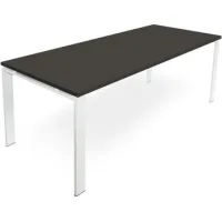 Mesa Marco Abierto. 200x80 Cm. Gris Grafito.