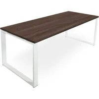 Mesa Marco Cerrado. 150x80 Cm. Nogal.