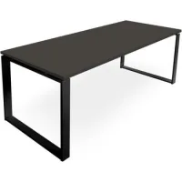 Mesa Marco Cerrado. 200x80 Cm. Gris Grafito.