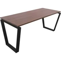 Mesa Marco Pirámide Invertida. 140x80 Cm. Nogal.