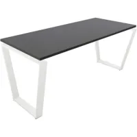 Mesa Marco Pirámide Invertida. 180x80 Cm. Gris.