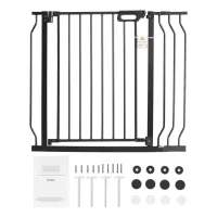 Barrera de seguridad extensible, puerta ajustable para escaleras y reja de protección tekmaquinas