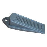 Tope de puerta de goma gris (1 unidad) para la seguridad infantil.