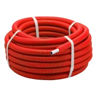 Tubo multicapa 25mm rollo rojo 25m nf quick plomberie