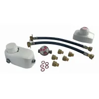 Somatherm for you - b14660 - conjunto de 1.3 kg/h + inversor con liras para conectar 2 botellas propane - mm 20/150