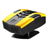 Calefactor para coche, calefactor 2 en 1 para coche, calefactor portátil de 12 v y 150 w, calentamiento rápido, descongelación y desempañado.