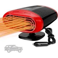 Calefactor para coche, 12 v 150 w, portátil, 2 en 1, con descongelación rápida, con enchufe para encendedor de .