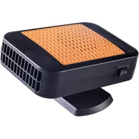 Calefactor para coche - 12v - 200w - 2 en 1 - desempañador - calefactor de repuesto para coche, suv (naranja)