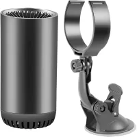 Calefactor para coche, calefactor portátil de 12 v y 150 w con sistema de refrigeración 2 en 1, calefactor para coche con enchufe para encendedor de c