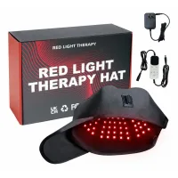 Gorro para el cuidado del cabello con luz roja, dispositivo de luz infrarroja para el crecimiento del cabello en la cabeza.