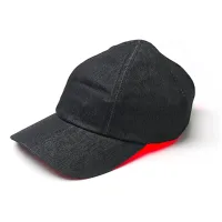 Gorro térmico de luz roja para el crecimiento del cabello, gorro de terapia de luz roja y azul.