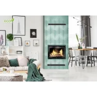 Inserto de chimenea de leña w17 16,1 kw dekor eco