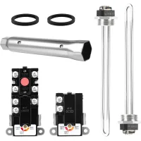 Kit mantenimiento calentador agua eléctrico ewh-03: llave elementos calefactores, termostato superior e inferior, 2 elementos 4500 w 240 v