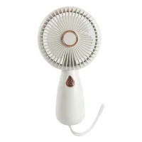 Ventilador pequeño portátil, ventilador personal portátil - ventilador de bolsillo recargable - ventilador portátil con luces de colores.